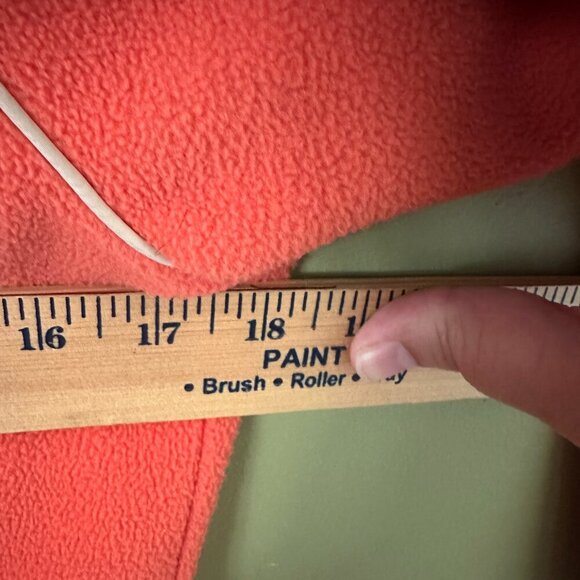 Bogner Fleece Jacket Size 8 Womens Full Zip Signature‎ B Pockets Gorpcore Orange - Picture 8 of 9